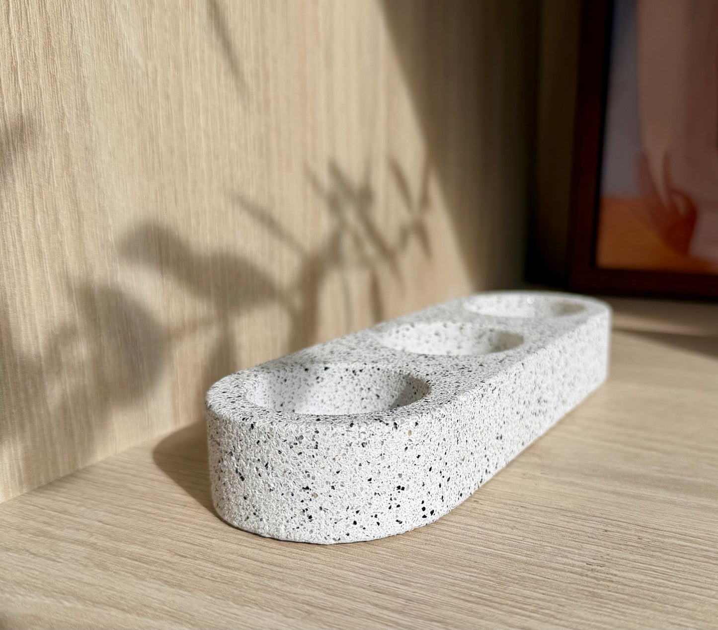 The Triple Well Candle Tray