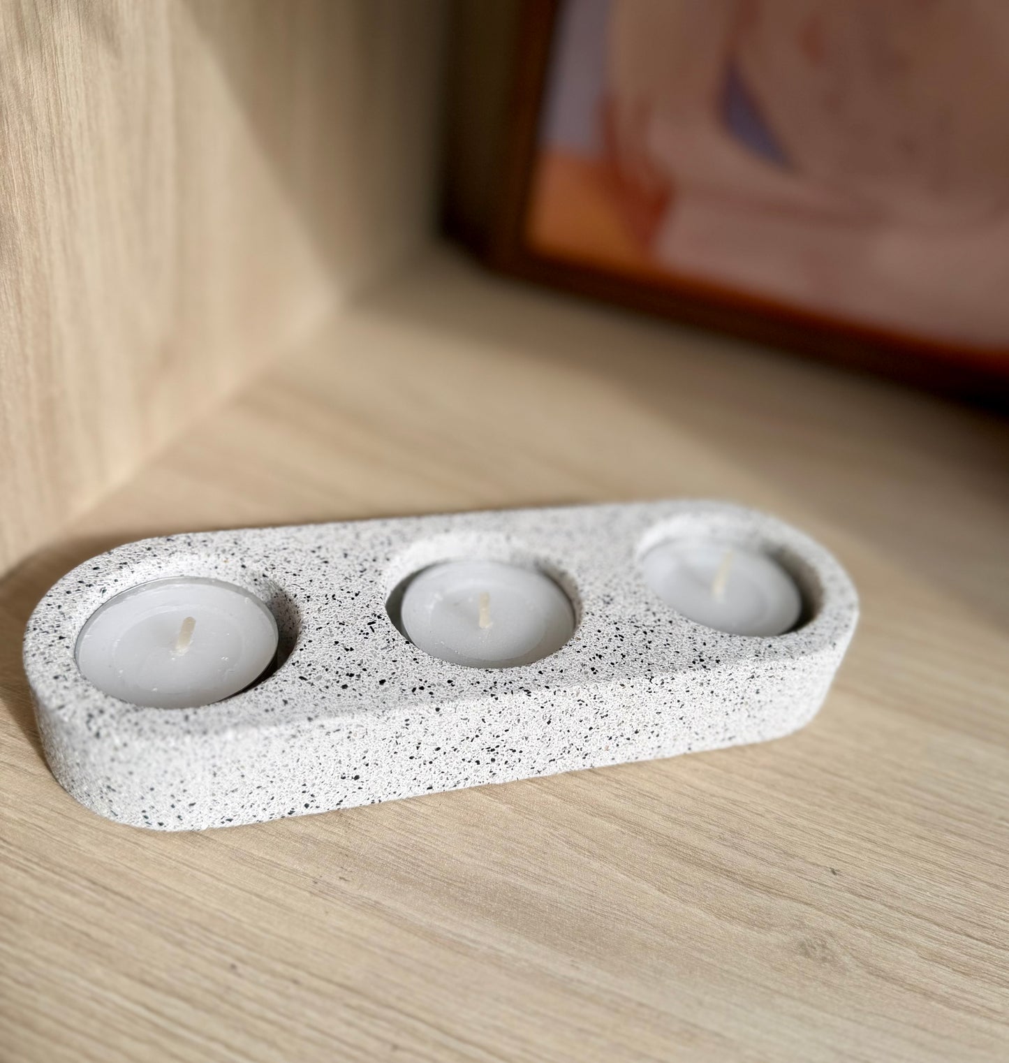 The Triple Well Candle Tray