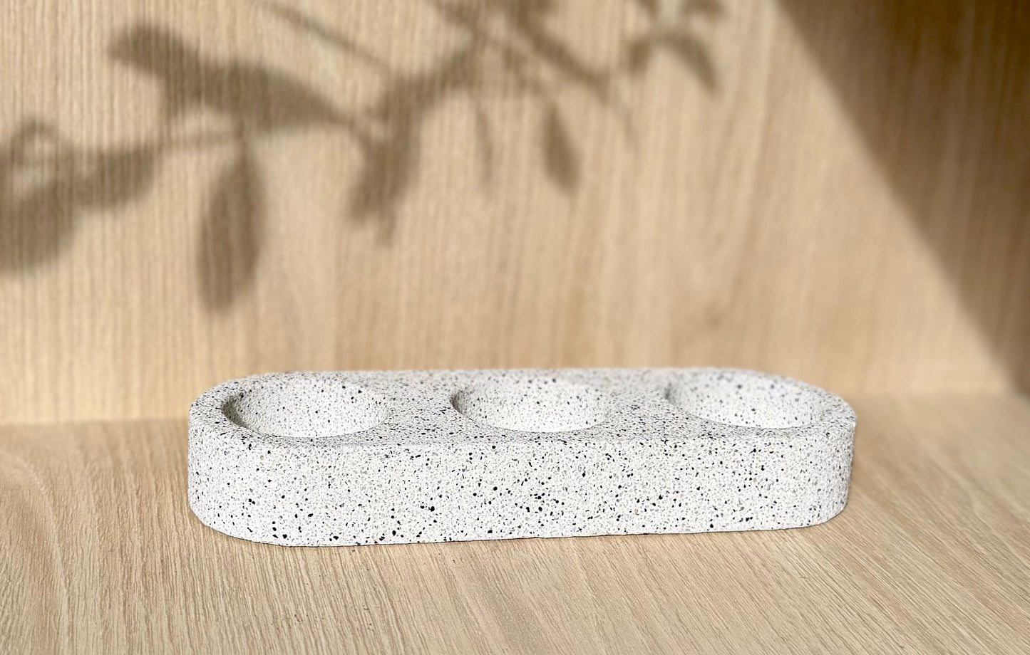 The Triple Well Candle Tray