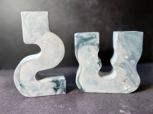 Tide Form Candle Holder Set