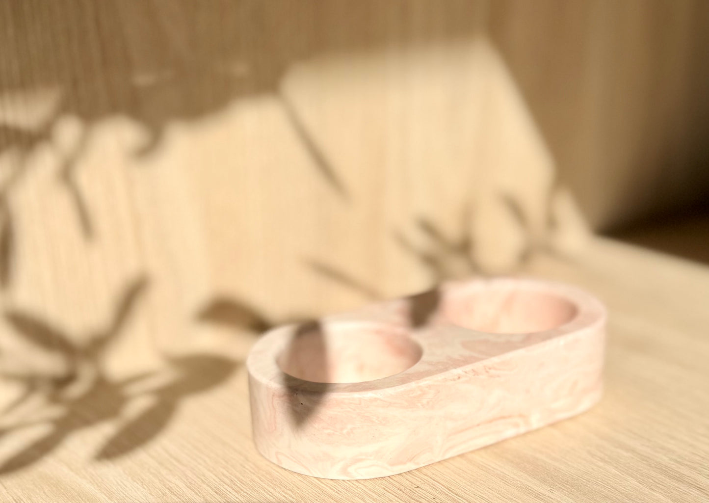 The Double Well Candle Tray