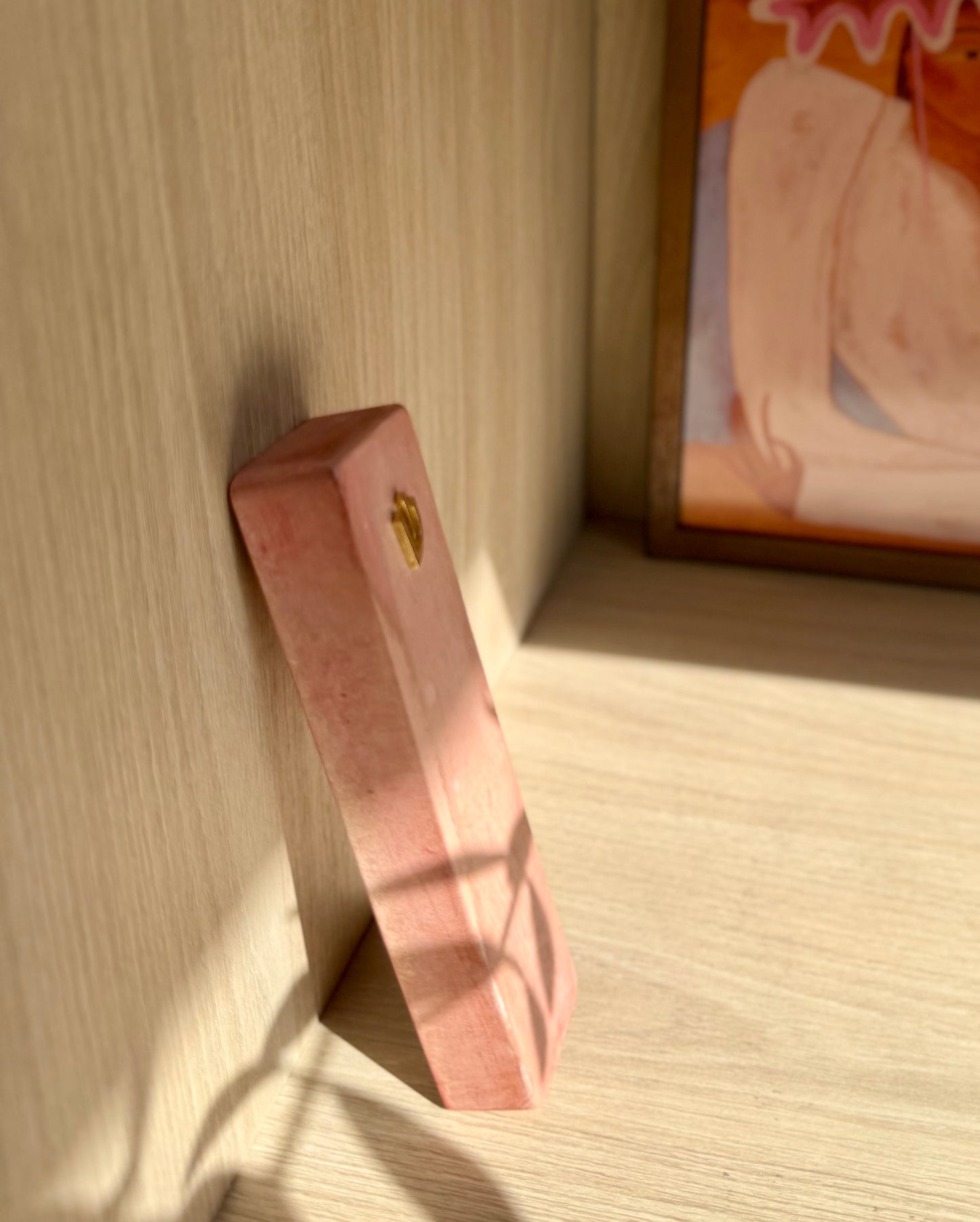 Large Mezuzah - blush pink
