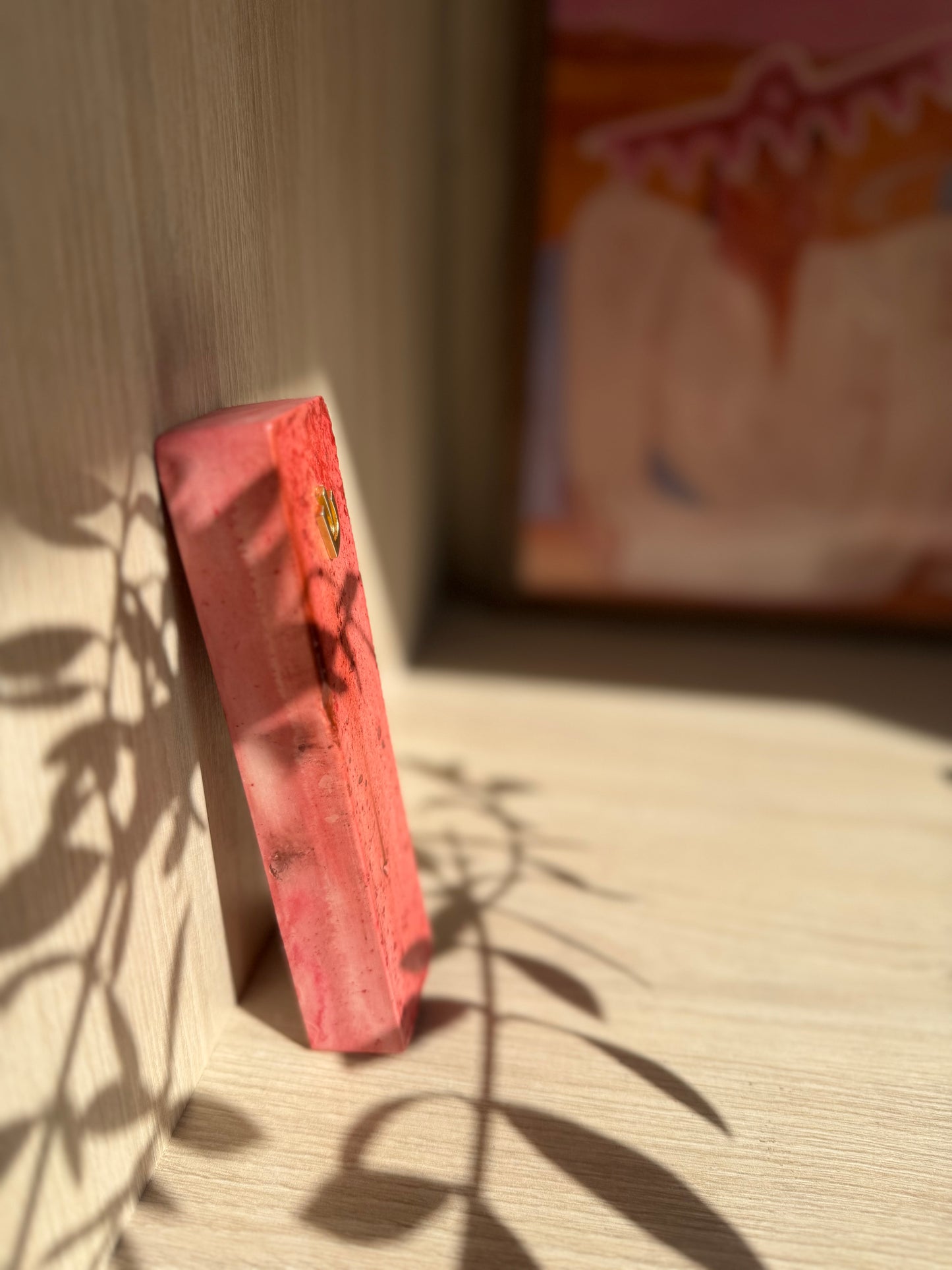 Large Mezuzah - red
