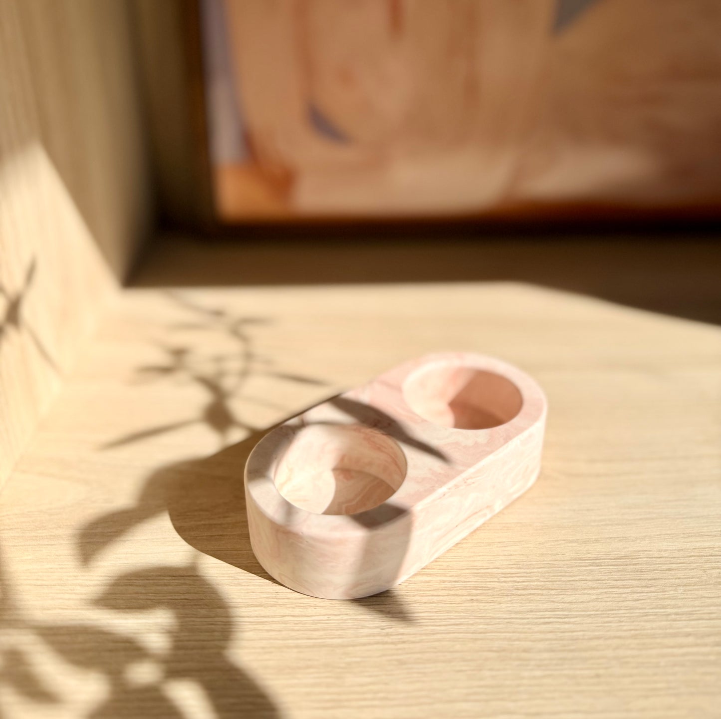 The Double Well Candle Tray